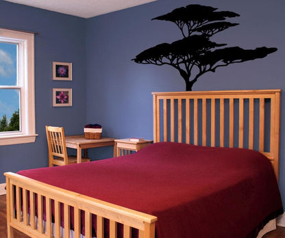 African Tree Vinyl Wall Decal Sticker. #OS_MB554