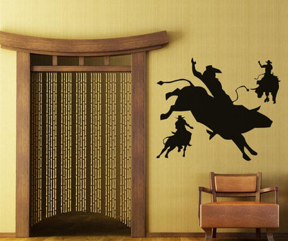 Vinyl Wall Decal Sticker Rodeo Time #OS_AA410