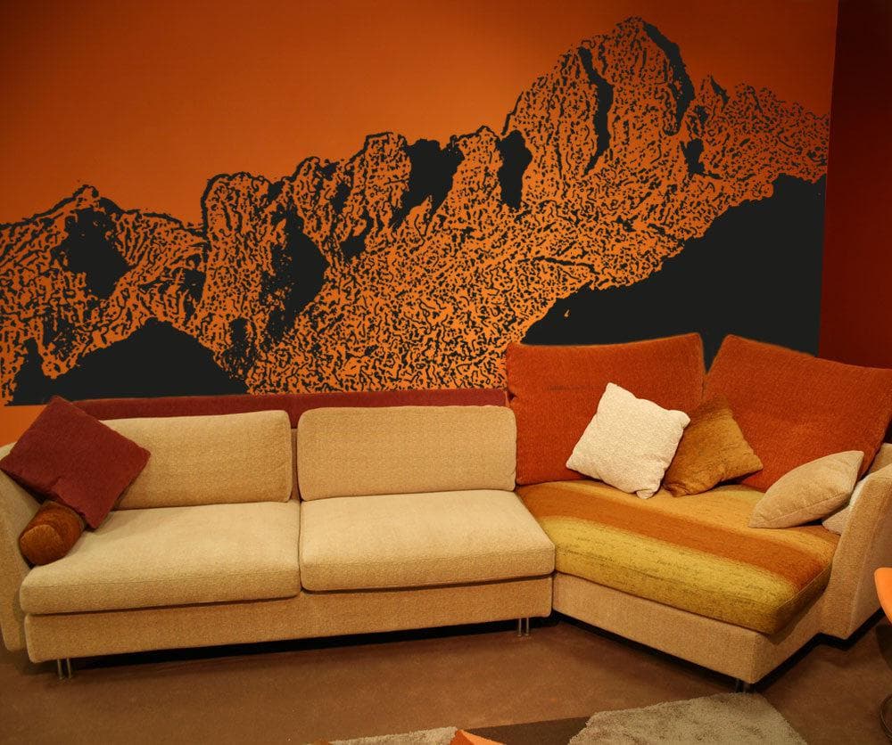 Vinyl Wall Decal Sticker Grand Canyon Peaks #OS_AA556