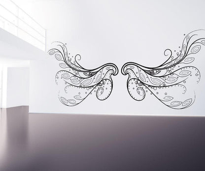 Vinyl Wall Decal Sticker Angel Wings #OS_DC225