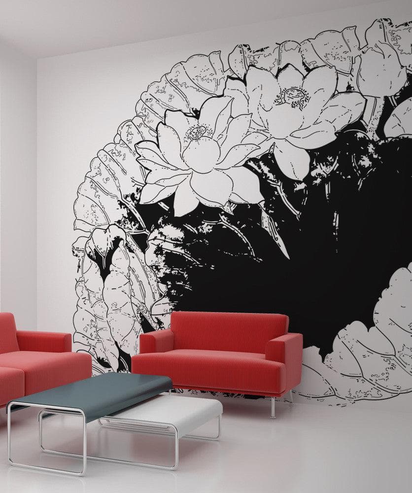 Vinyl Wall Decal Sticker Flowers and Leaves #OS_AA248