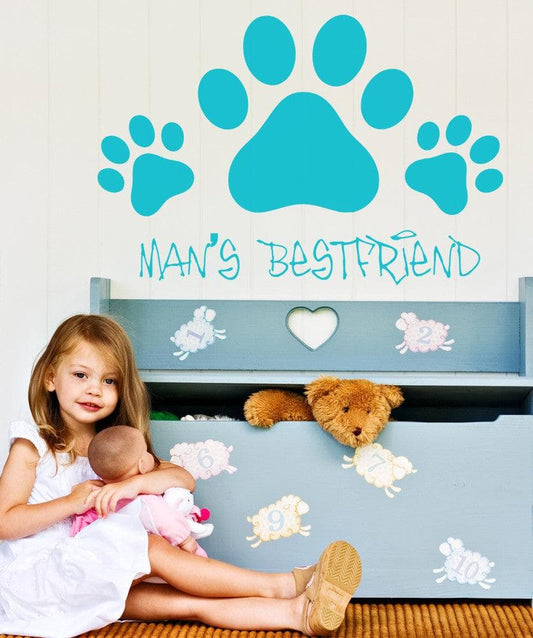 Vinyl Wall Decal Sticker Man's Best Friend #OS_AA573