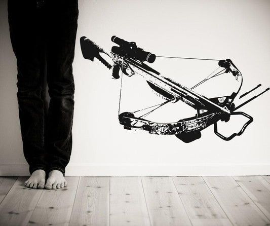 Vinyl Wall Decal Sticker Crossbow #OS_AA520