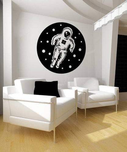 Vinyl Wall Decal Sticker Astronaut Floating in Space #OS_MB105