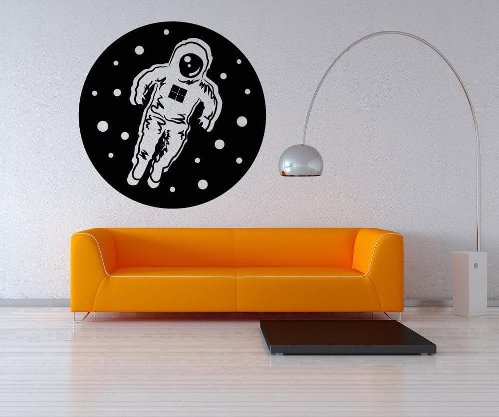 Vinyl Wall Decal Sticker Astronaut Floating in Space #OS_MB105