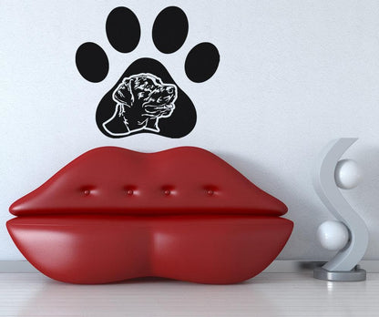 Vinyl Wall Decal Sticker Dog Paw #OS_AA575