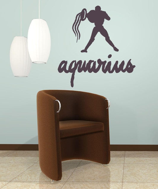 Vinyl Wall Decal Sticker Aquarius #OS_MB440