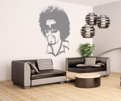 Vinyl Wall Decal Sticker 1970's Afro #OS_AA160
