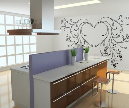 Vinyl Wall Decal Sticker Vine Wings #OS_DC232