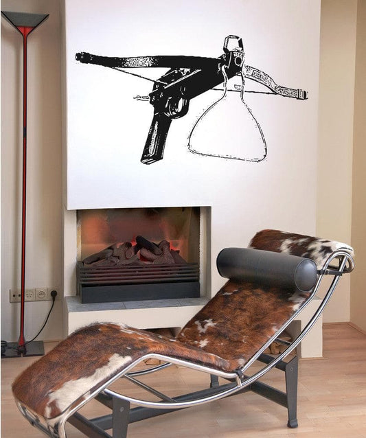 Vinyl Wall Decal Sticker Aimed Crossbow #OS_AA525