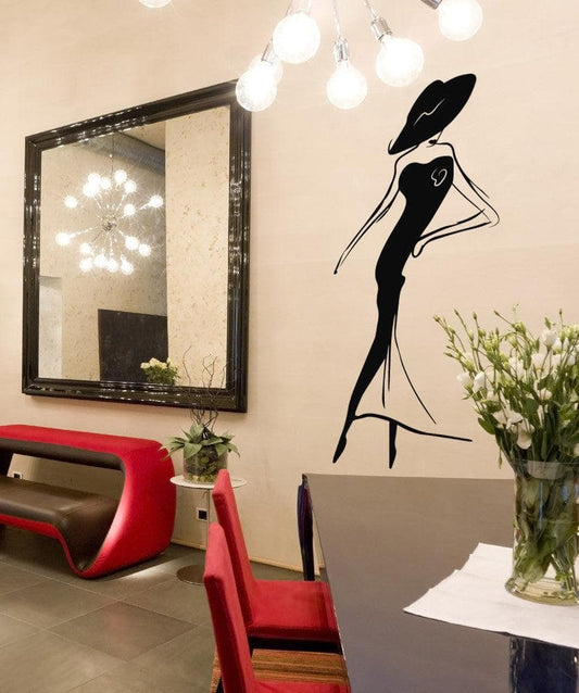 Vinyl Wall Decal Sticker Sophisticated Lady #OS_MB497