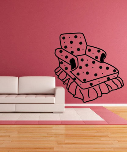 Vinyl Wall Decal Sticker Lounge Chair #OS_MG357