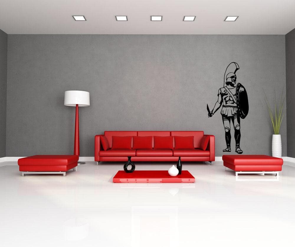 Vinyl Wall Decal Sticker King Leonidas Statue #OS_MB544