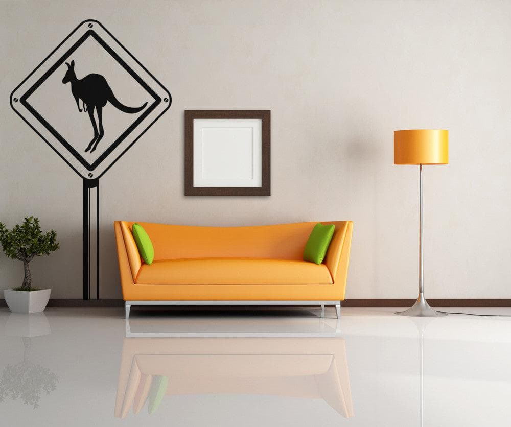 Vinyl Wall Decal Sticker Kangaroo Sign #OS_AA480