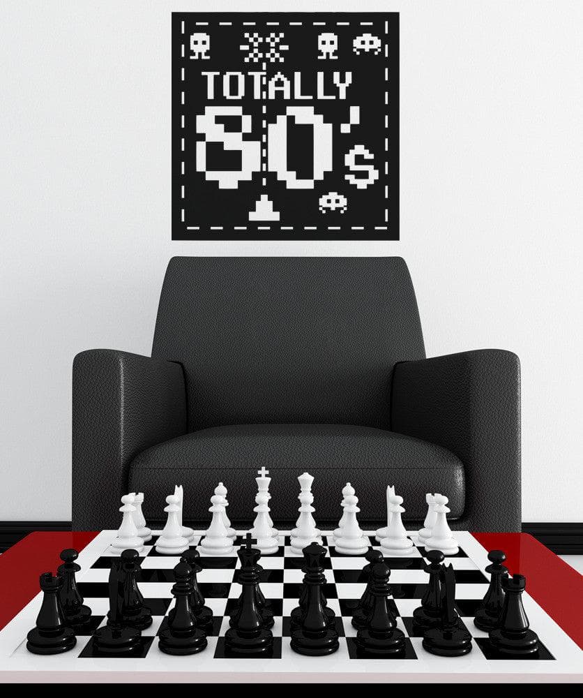 Vinyl Wall Decal Sticker Totally 80's #OS_AA450