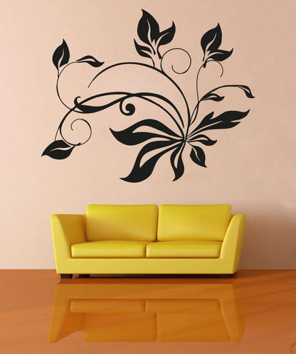 Tangle of Leaves Vinyl Wall Decal Sticker.  #OS_AA254