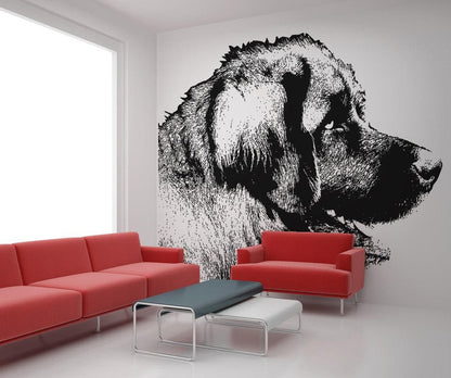 Vinyl Wall Decal Sticker Large Dog #OS_AA572