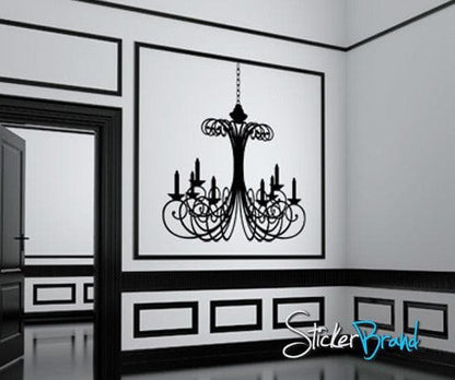 Vinyl Wall Decal Sticker Chandelier #KTudor104