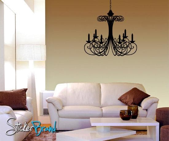 Vinyl Wall Decal Sticker Chandelier #KTudor104