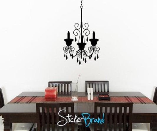 Vinyl Wall Decal Sticker Chandelier #KTudor105