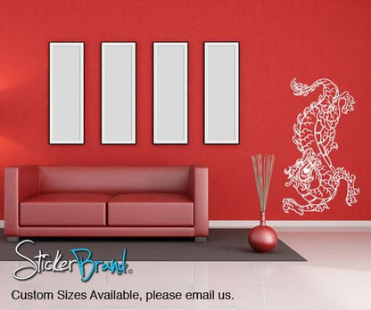 Vinyl Wall Decal Sticker Chinese Dragon #824