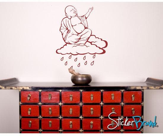 Vinyl Wall Decal Sticker Buddha Raindrops# MConde101