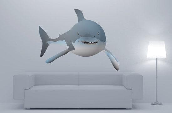 Graphic Vinyl Wall Decal Sticker Shark #MGeise114