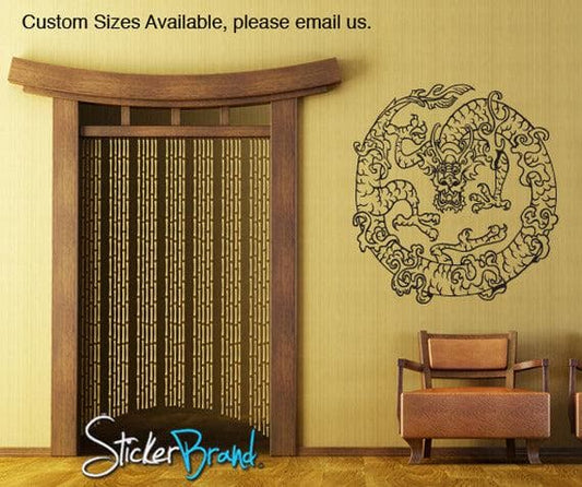 Vinyl Wall Decal Sticker Chinese Dragon #817
