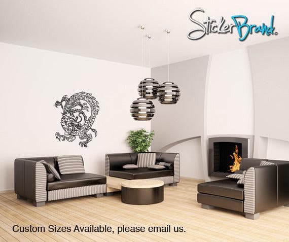 Vinyl Wall Decal Sticker Chinese Dragon #821