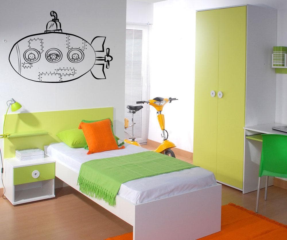 Vinyl Wall Decal Sticker Doodle Sub #OS_MG161