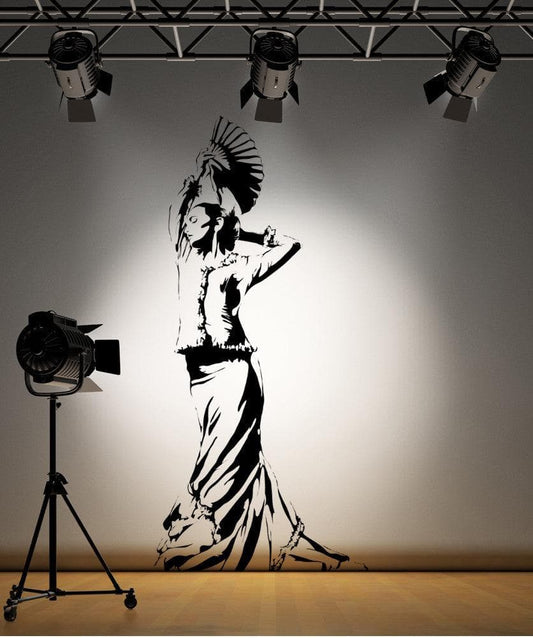 Vinyl Wall Decal Sticker Flamenco Dancer #AC171