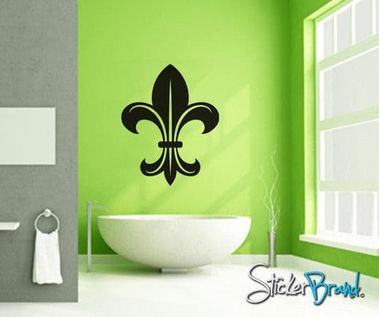 Vinyl Wall Decal Sticker French Fleur De Lys #KTudor109