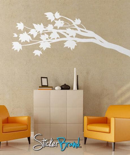 Vinyl Wall Decal Sticker Flower Branch Blossom #GWray102