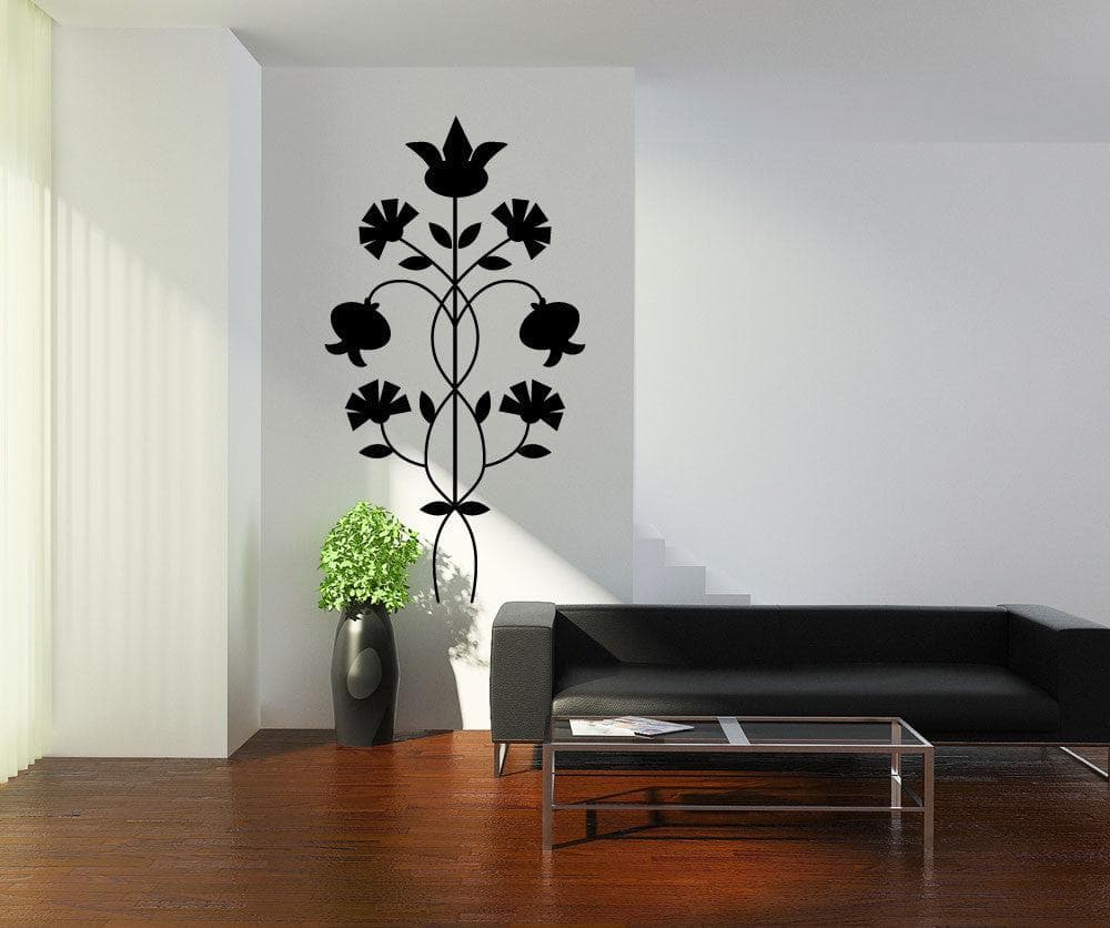 Vinyl Wall Decal Sticker Floral German Art #OS_MG426