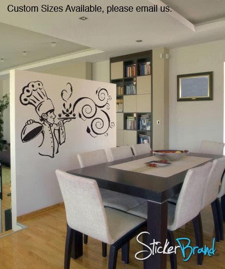 Our kitchen Disney Large Custom wall art cutlery stickers vinyl home décor c