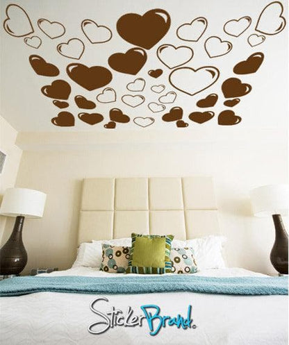 Vinyl Wall Decal Heart Bubbles #CSJean104