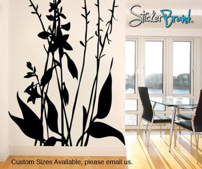 Vinyl Wall Decal Sticker Hosta Plant Bush Tree #AC142