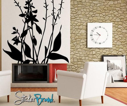 Vinyl Wall Decal Sticker Hosta Plant Bush Tree #AC142