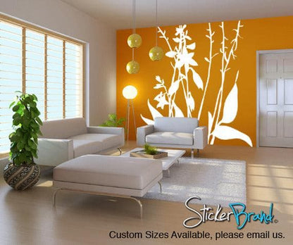 Vinyl Wall Decal Sticker Hosta Plant Bush Tree #AC142