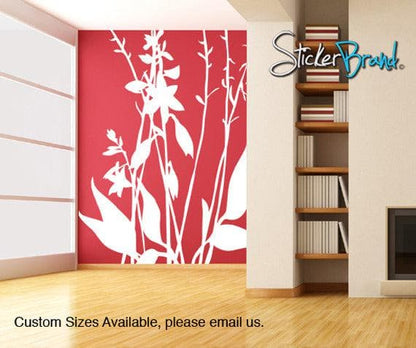 Vinyl Wall Decal Sticker Hosta Plant Bush Tree #AC142