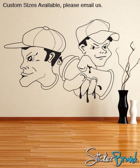 Vinyl Wall Decal Sticker Urban Graffiti #KRiley108