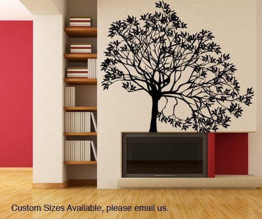 Vinyl Wall Decal Sticker Lopsided Tree #AC155