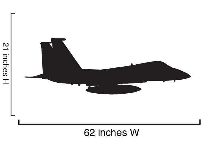 Vinyl Wall Decal Fighter Jet Bomber #530