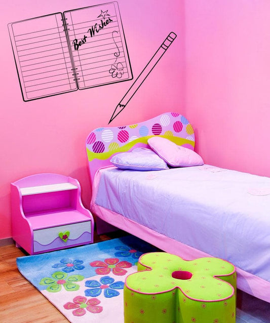 Vinyl Wall Decal Sticker Notebook #OS_MG239