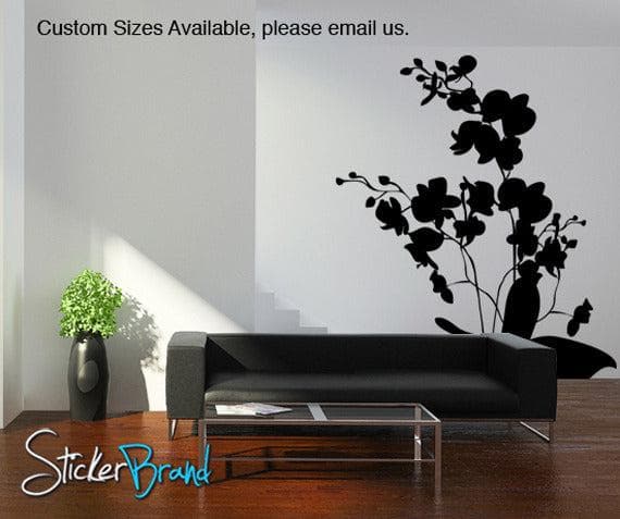 Vinyl Wall Decal Sticker Orchid Flowers #AC146