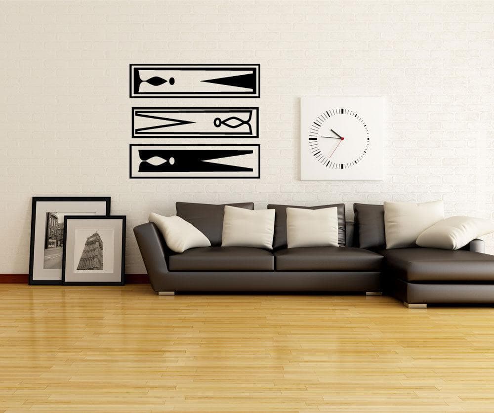 Vinyl Wall Decal Sticker Clothes Pins #OS_MG364