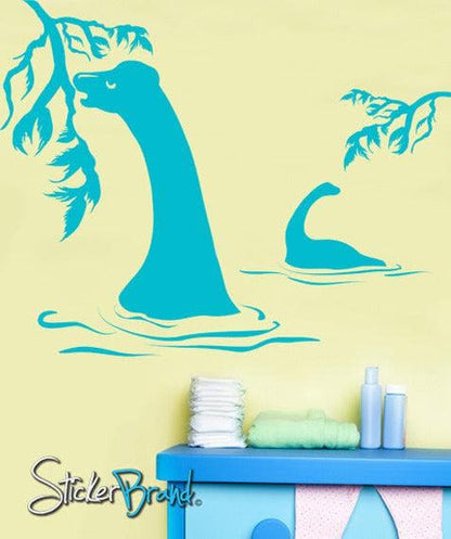 Vinyl Wall Decal Sticker Plant Eating Dinosaurs #GFoster139