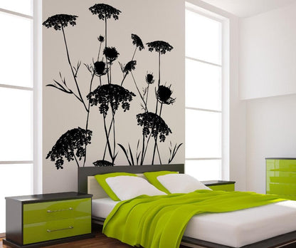 Queen Anne's Lace Flower Wall Decal. #AC218