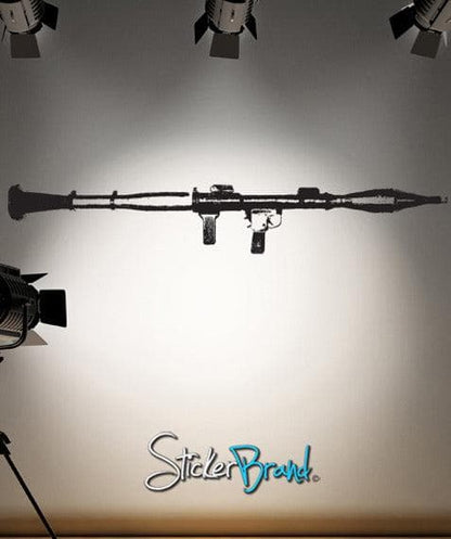 Vinyl Wall Decal Sticker RPG Weapon Abstract B&W #JH189
