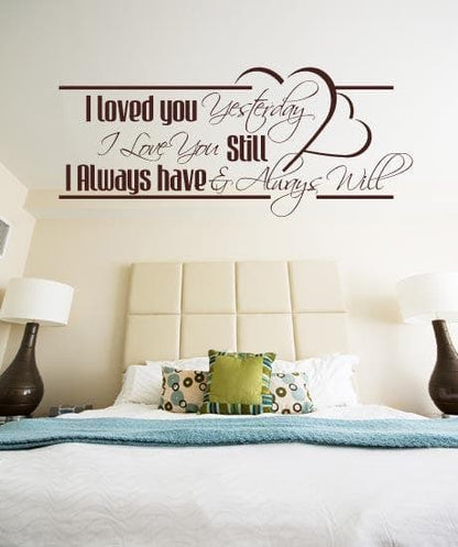 Vinyl Wall Decal Sticker Love Quote #BHuey118